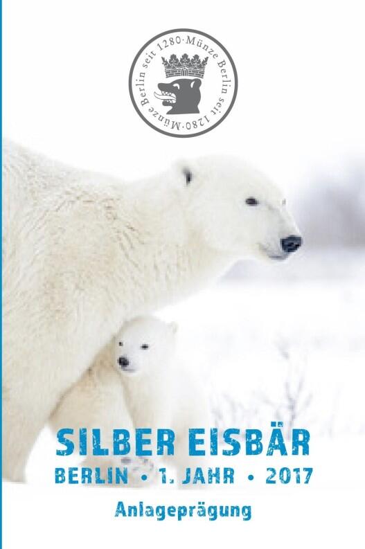 Silber Eisbär 1 Unze