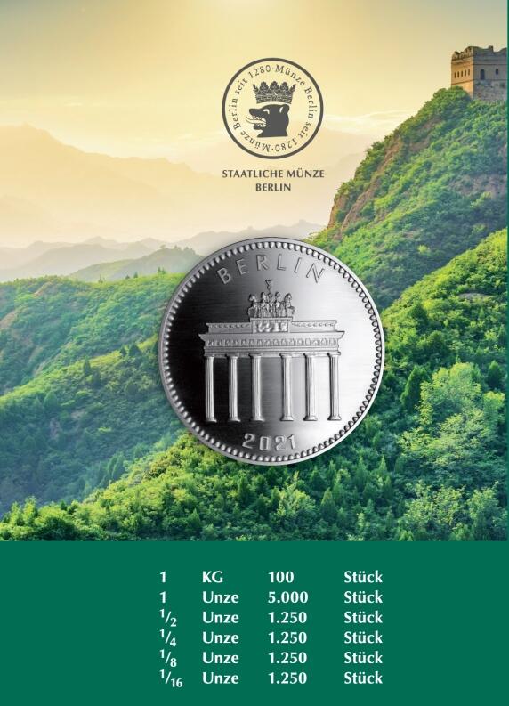 Silber Panda 2021 1/4 Unze