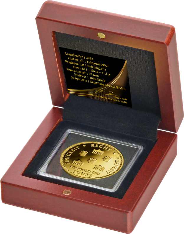 Gold Quadriga 2023 1 Unze