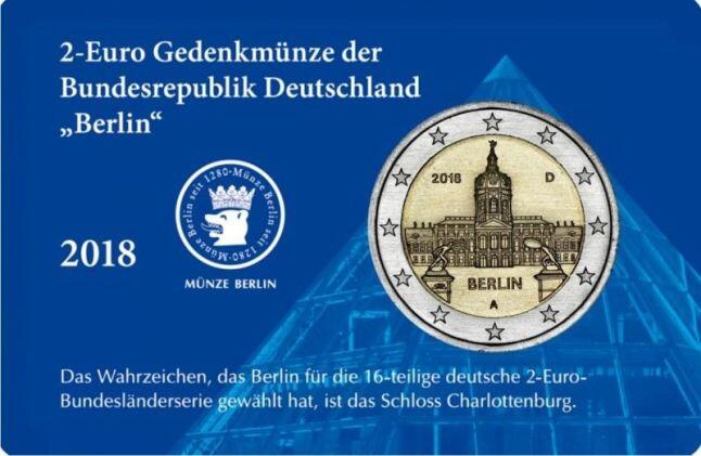 2-Euro-Coin-Card Berlin