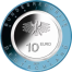 10-Euro-Münze 2021 Auf dem Wasser mit Polymer-Ring