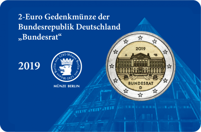 2-Euro-Coin-Card Bundesrat
