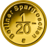 Berliner Spargroschen 1/20 Au mit Münztasche