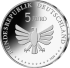 5 Euro-Sammlermünze - Grünes Heupferd - Rückseite 5 Euro mit Adler