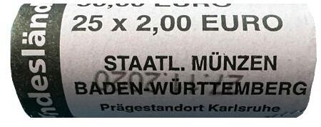2 Euro Münzrolle "Sachsen Anhalt" 2021
