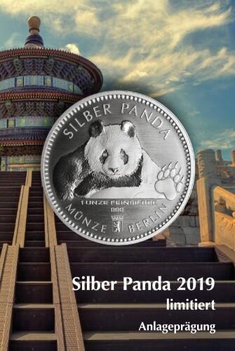 SILBER PANDA 2019 1/8 Unze