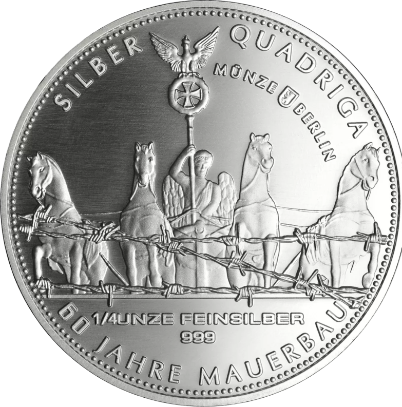 Silber Quadriga 2021 1/4 Unze