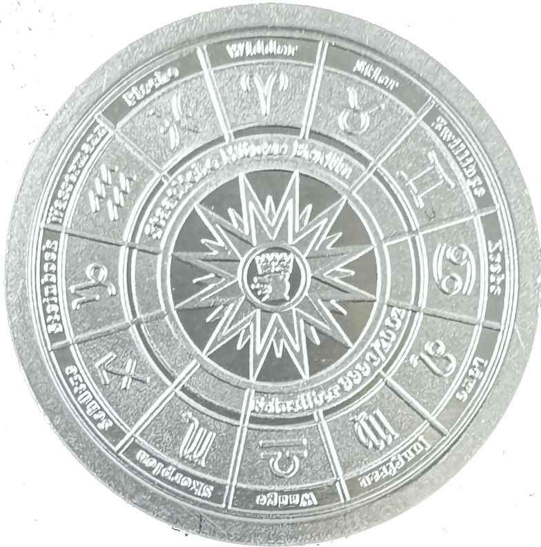 Sternzeichen - Krebs - 1/20 Unze 999 Feinsilber –