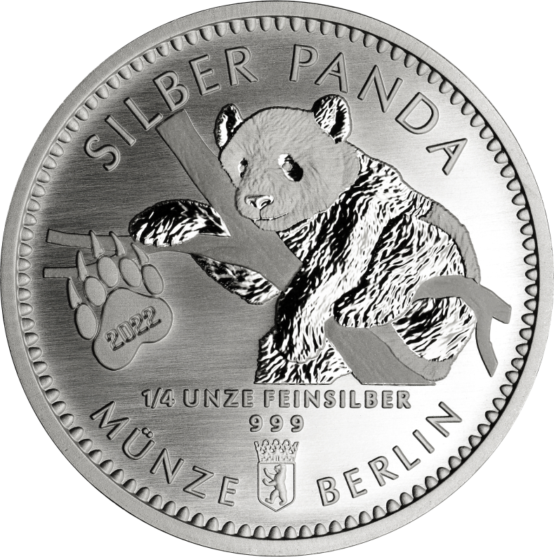 Silber Panda 2022 1/4 Unze