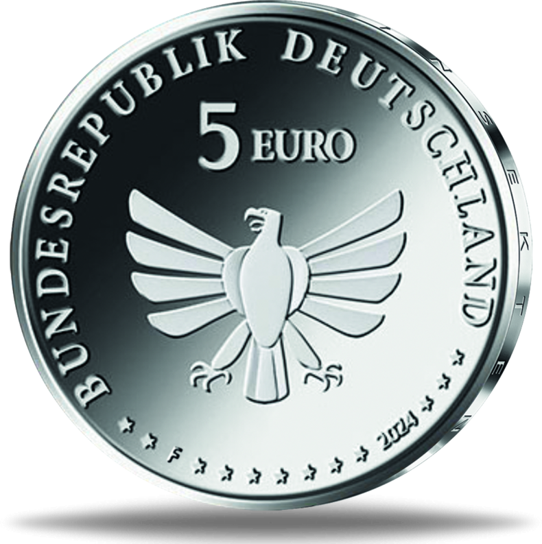 Rückseite 5 Euro mit Adler