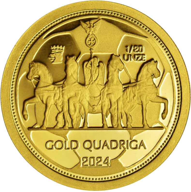 Gold Quadriga Set AU 999,9