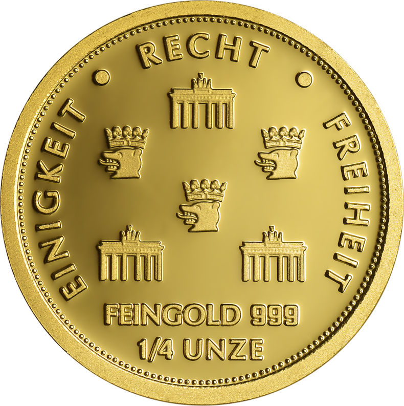 Gold Quadriga 2024 1/4 Unze