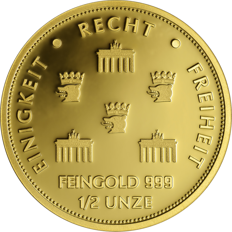 Gold Quadriga 2024 1/2 Unze