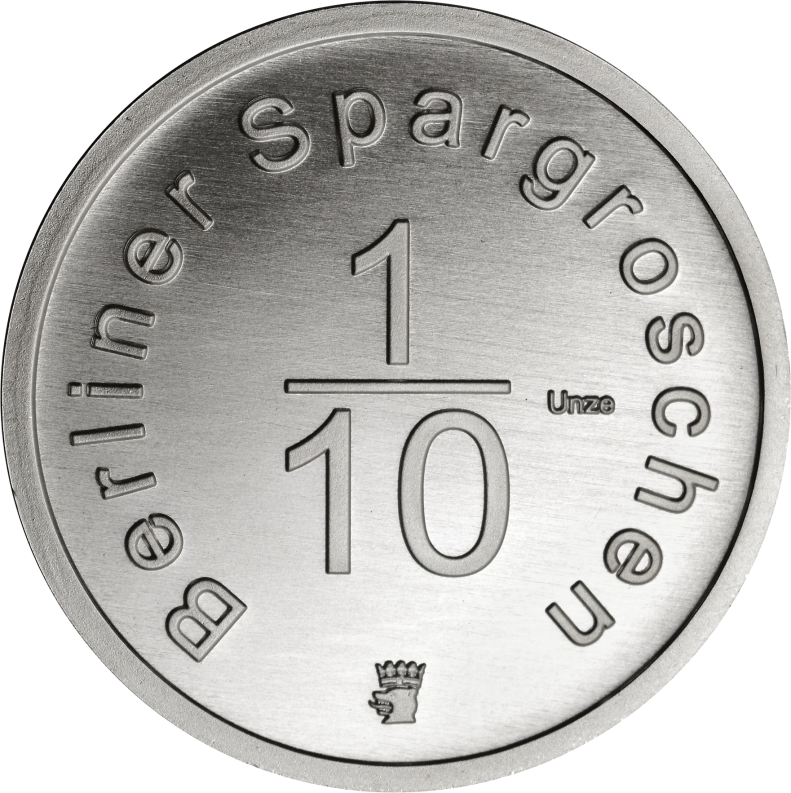 Berliner Spargroschen Ag 1/10 Unze