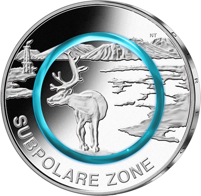 5 Euro Subpolare Zone in SG 2020 Prägestätte G