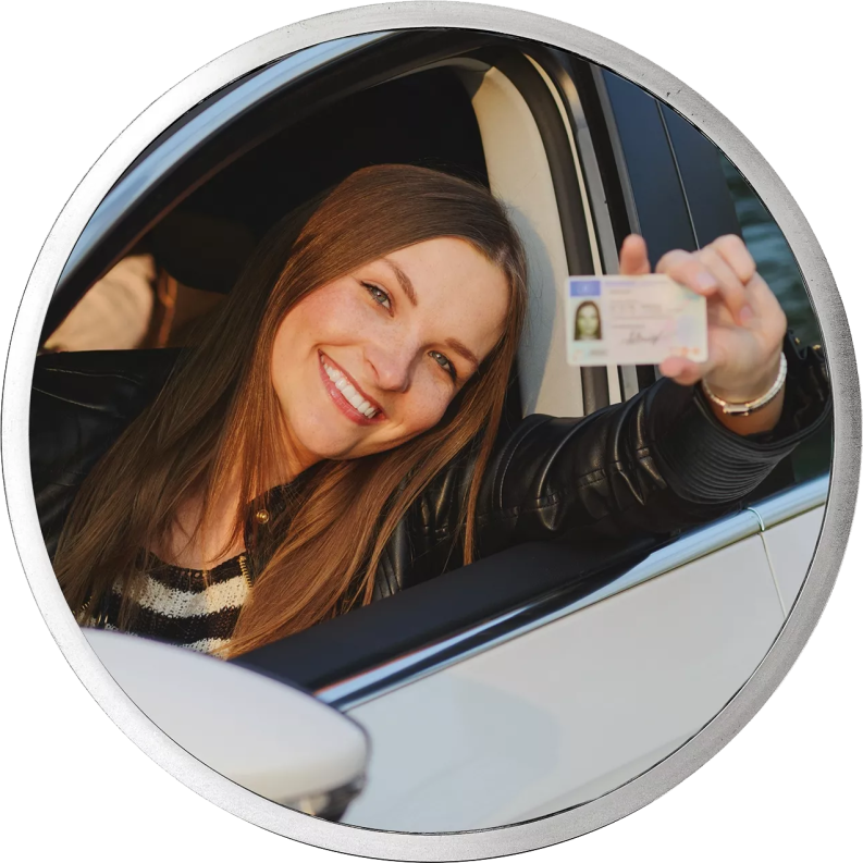 Glückwunschmedaille Cu-versilbert mit Foto