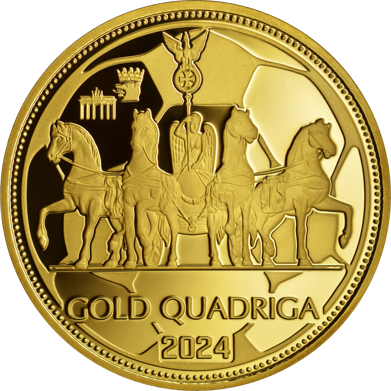 Gold Quadriga 2024 1/4 Unze