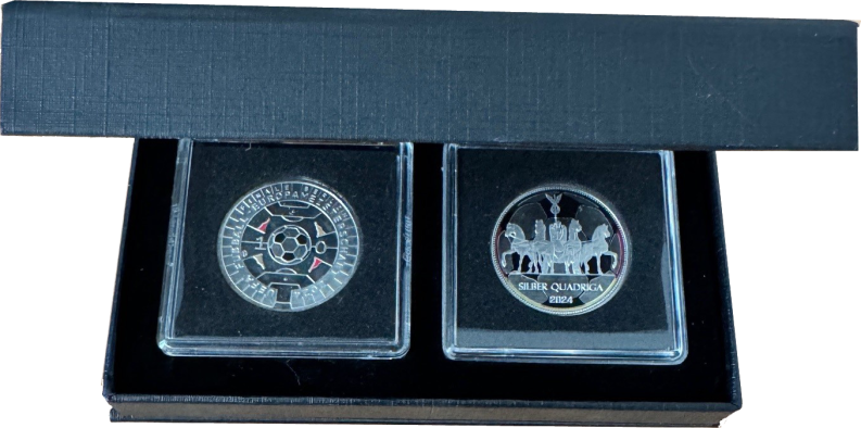 Münz Etui geöffnet