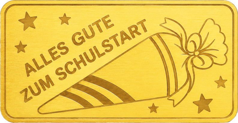 Coin Card - Zur Einschulung 1g 999,9 Feingold