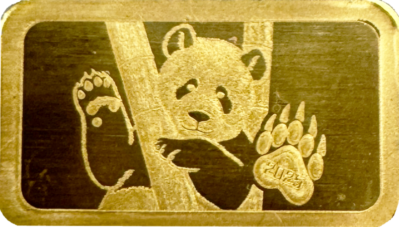 Panda 2025 Gold Barren 1 g