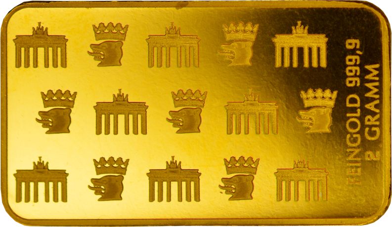 Gold Quadriga 2 g Barren 2024