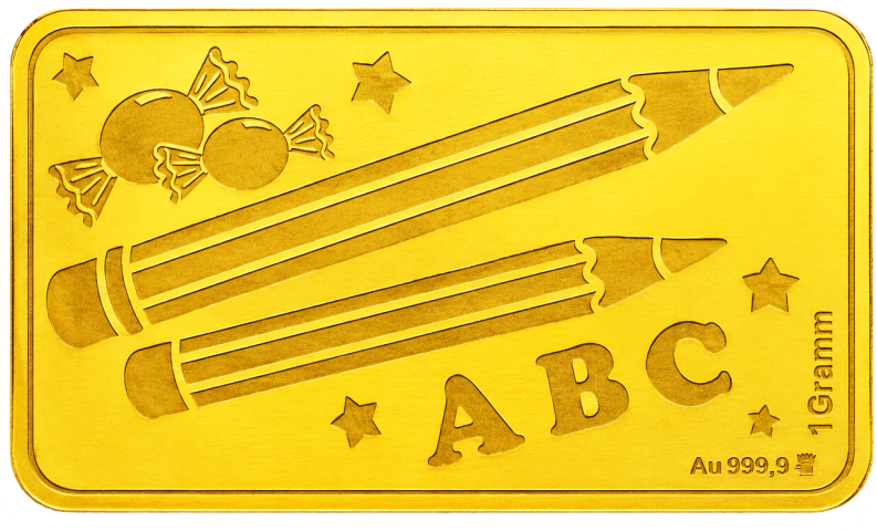 Coin Card - Zur Einschulung 1g 999,9 Feingold