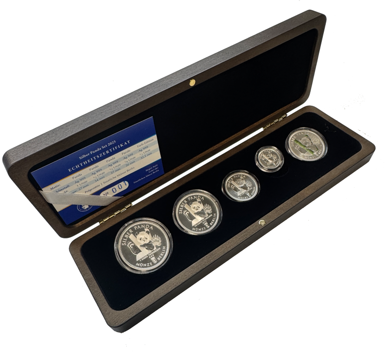 Silber Panda Prestige Set 2025