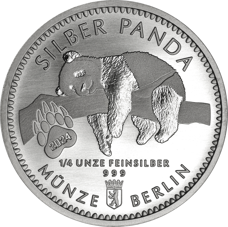 Silber Panda 2024 1/4 Unze