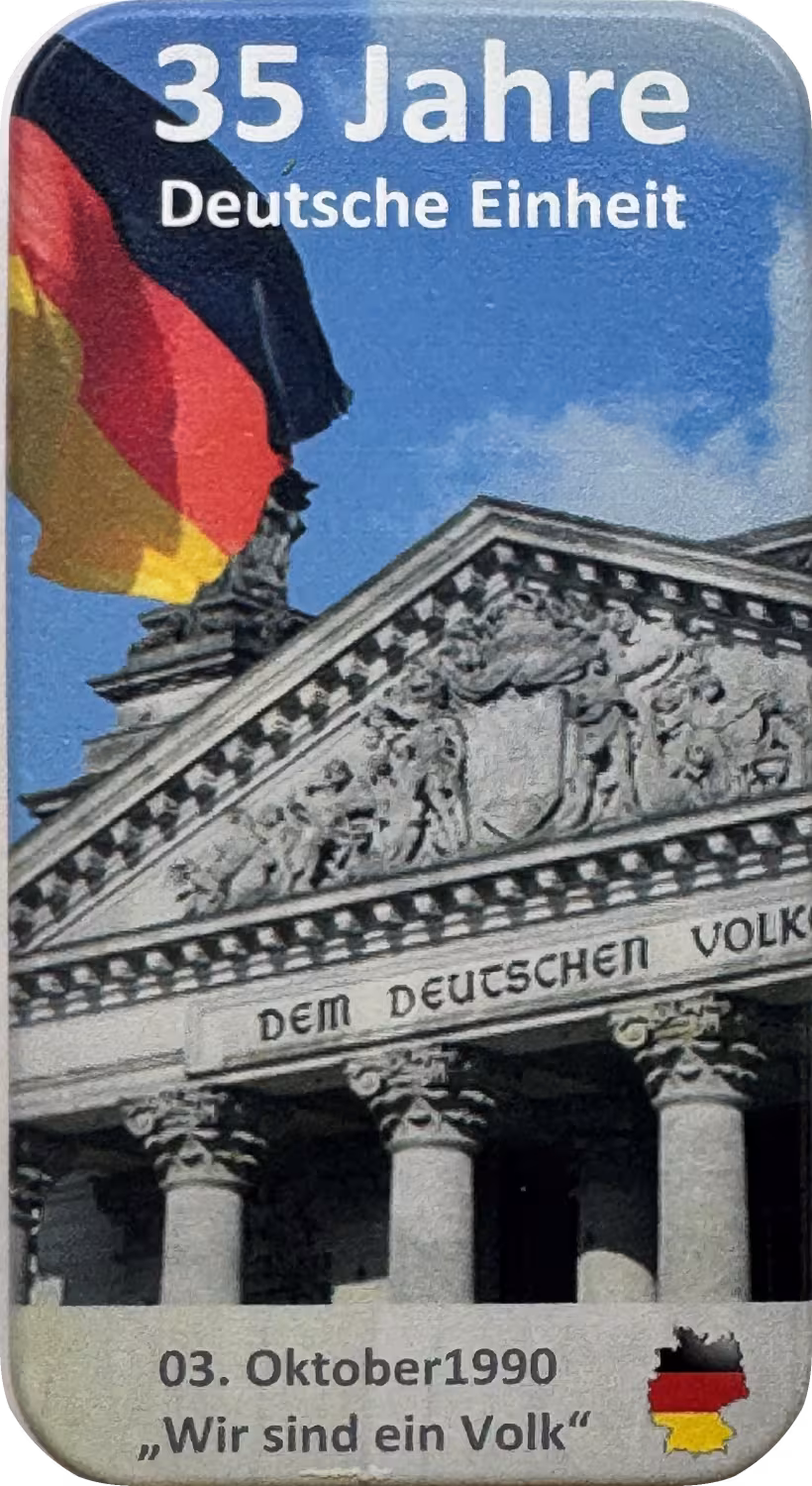 35 Jahre Deutsche Einheit - 1/2 Kilo Kupfer