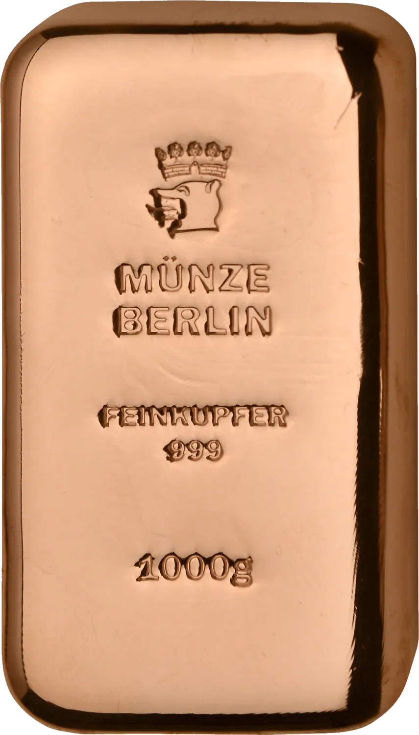 Kupferbarren 1 Kg