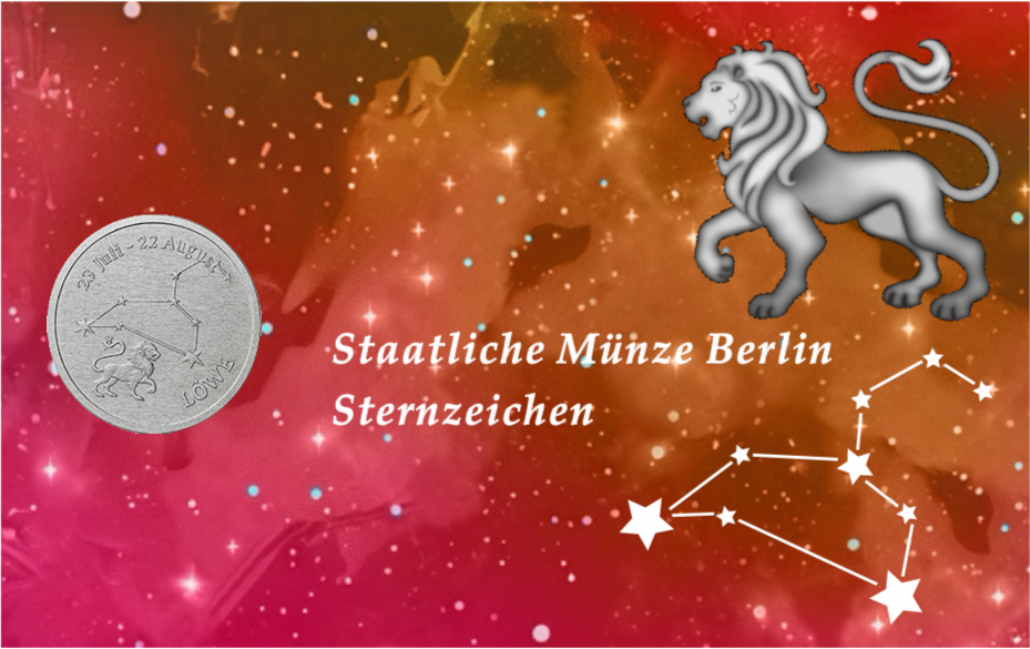 Sternzeichen - L&ouml;we - 1/20 Unze 999 Feinsilber &ndash;