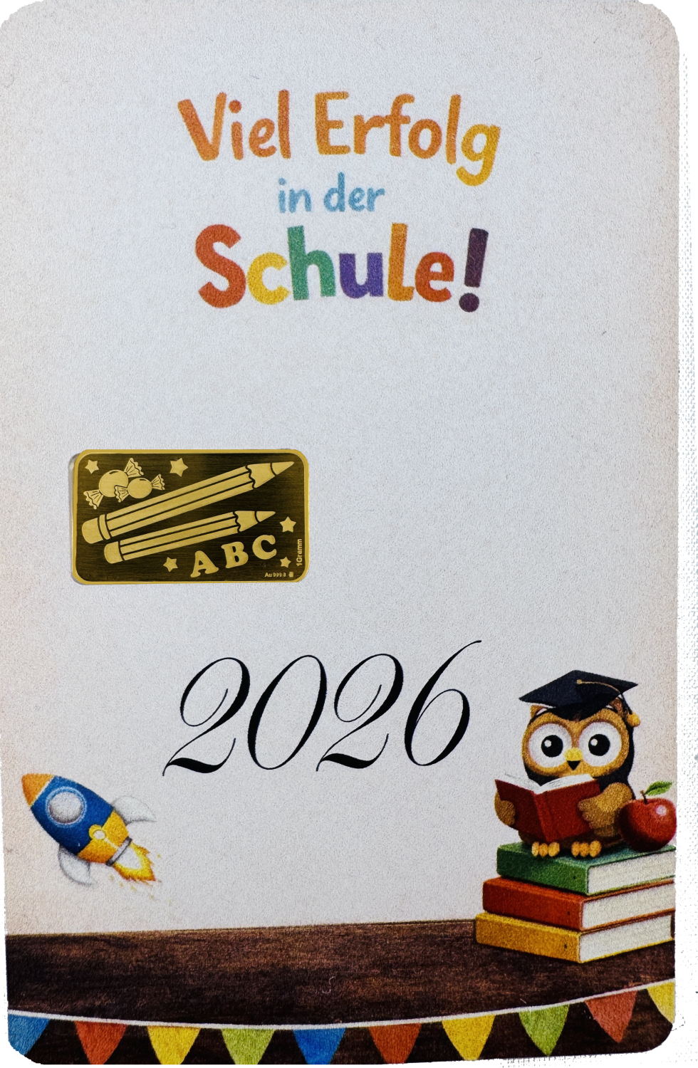 Coin Card zur Einschulung