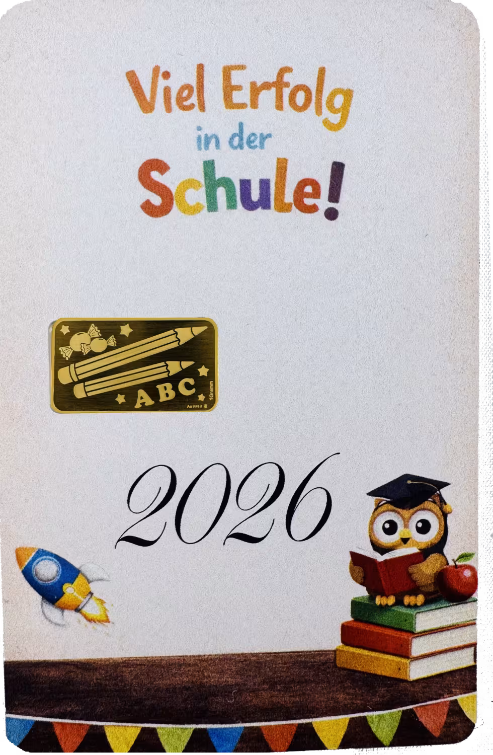 Coin Card zur Einschulung