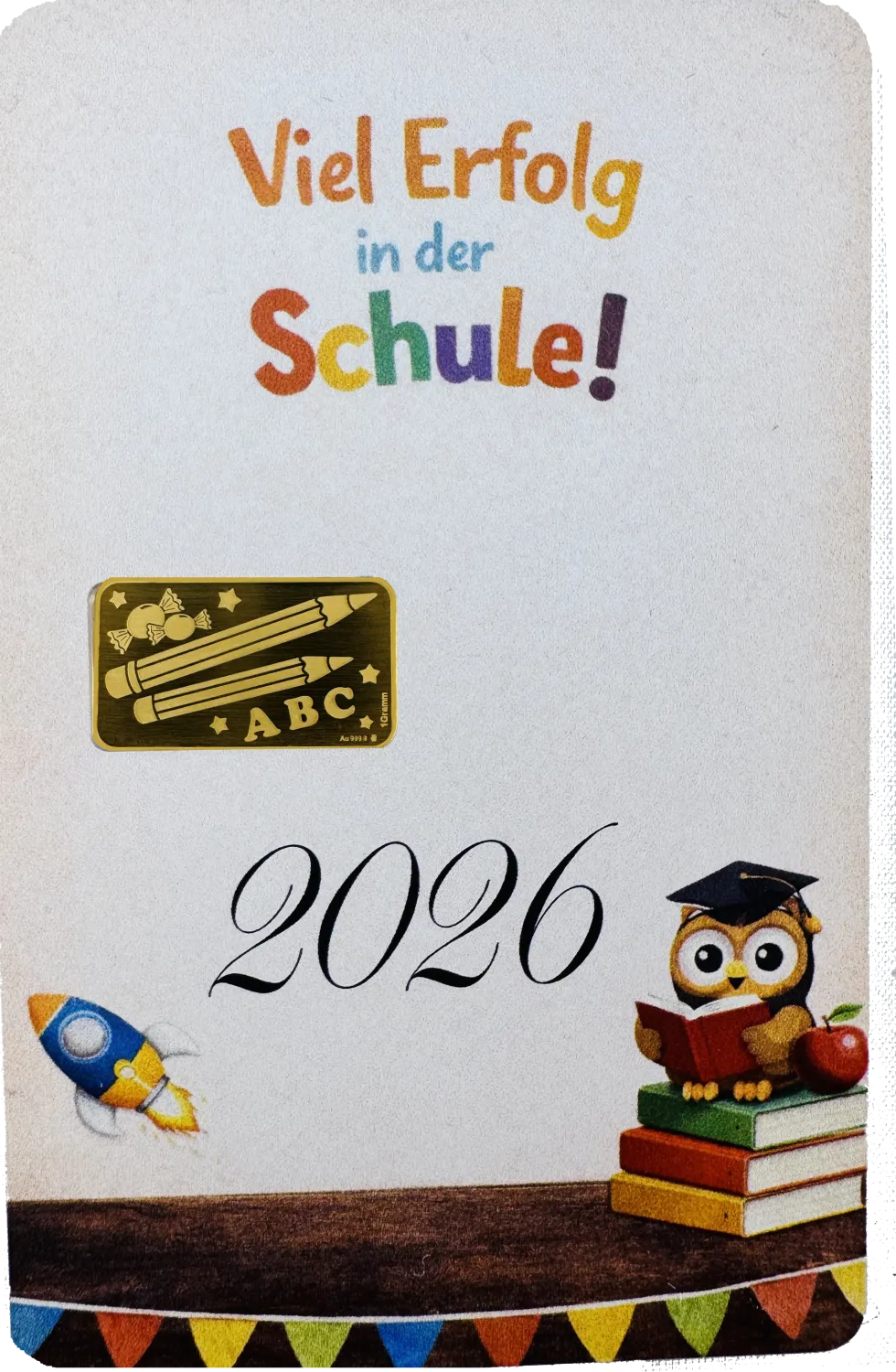 Coin Card zur Einschulung